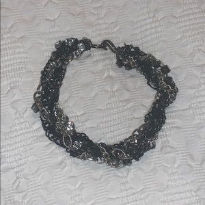 Black choker necklace